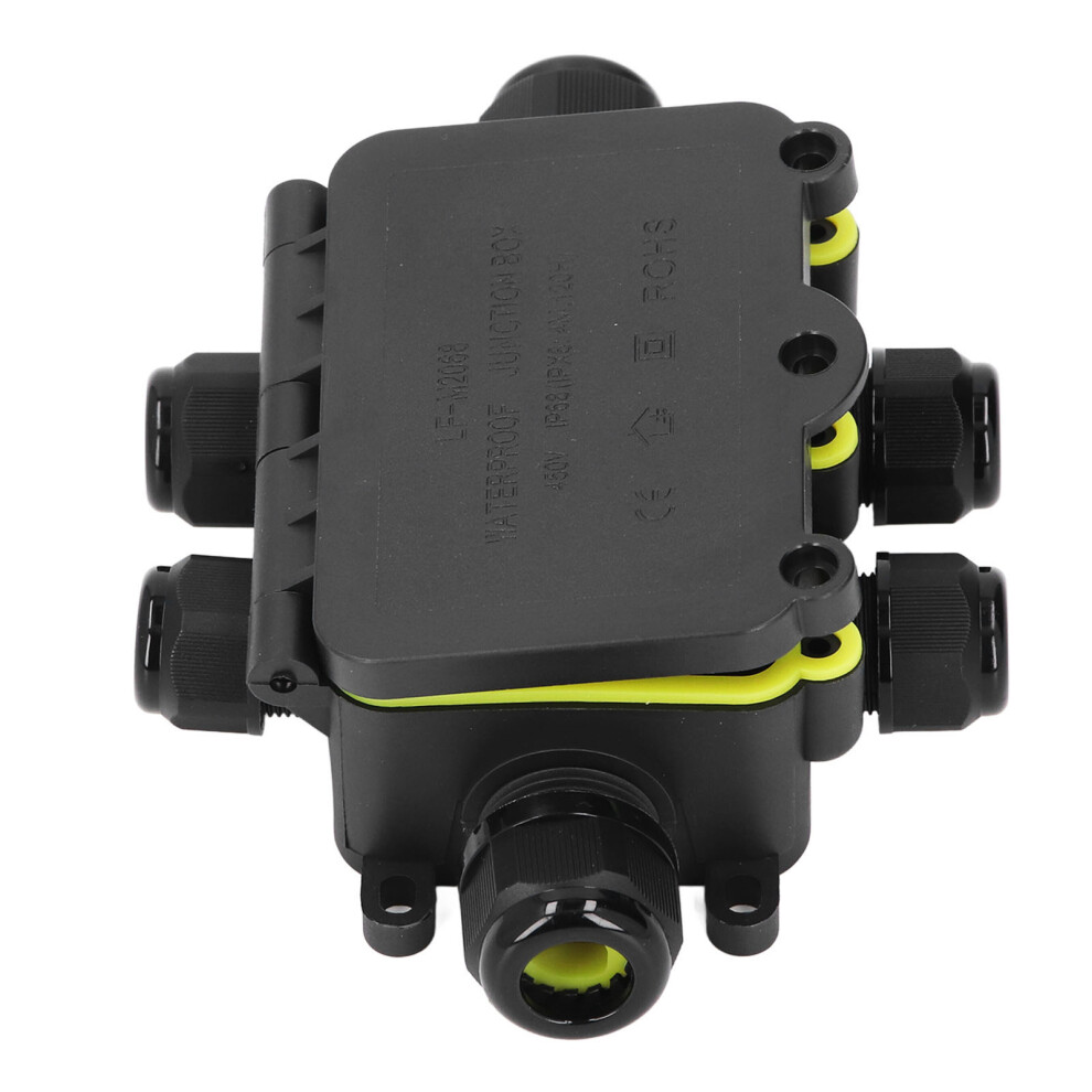 Ip68 Waterproof 6-Way Junction Box - 40A, 450V, Outdoor Lighting 5071337185802
