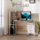 Homcom HOMCOM Computer PC Laptop Desk Table Shelf 2 Drawers Bookstore workstation 1