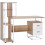 Homcom HOMCOM Computer PC Laptop Desk Table Shelf 2 Drawers Bookstore workstation 9