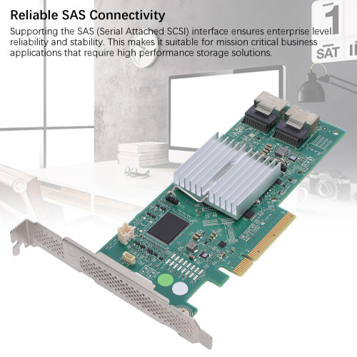 RAID-Controller-Karte 6GB/s PCIe X8 SAS-Array für Serversysteme 2
