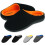 KEPLIN Men's Memory Foam Slippers, Orange/Black, UK Size13 1