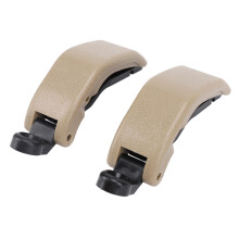 2Pcs Rear Quarter Window Latch for Tacoma T100 Hilux, Metal Brown