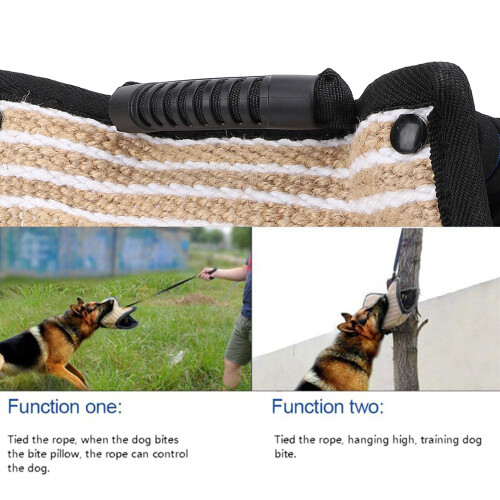 Tear-Resistant Linen Dog Bite Pillow for Training, German Shepherd 2