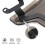 (Brown)Motorcycle Side Wind Deflector Front Windshield Windscreen Ventilation Panels For Yamaha MT-07 5