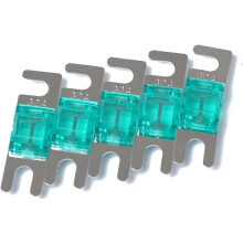 (30A-Green)Pack of 5 Mini ANL Fuse 60A ANL Fuse for Car Marine Audio Video System, Blue