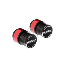 (Rojo) Juego de tapas para válvulas de rueda de motocicleta Honda VFR 400 800 1200 1200F
