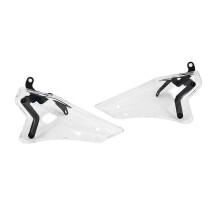 (Transparent)Motorcycle Side Wind Deflector Front Windshield Windscreen Ventilation Panels For Yamaha