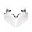 (Transparent)Motorcycle Side Wind Deflector Front Windshield Windscreen Ventilation Panels For Yamaha 2