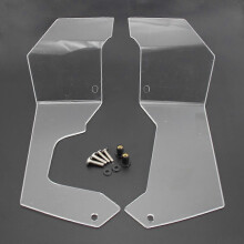 (Transparent)2012-2015 NEW Motorcycle Accessories FOR Honda VFR1200X Crosstourer Side Windshield Windscreen