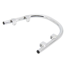 (Chrome)Motorcycle Front Fender Mudguard Bumper Guard Frame Protector Black Chrome For Piaggio Vespa