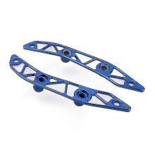 (Blue)Motorcycle Accessories Windshield Windscreen Bracket Strip Trim Kit For Yamaha X-max300 X-max