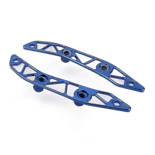 (Blue)Motorcycle Accessories Windshield Windscreen Bracket Strip Trim Kit For Yamaha X-max300 X-max
