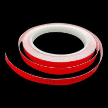(Red)8 Meter Car Reflective Stripe Stickers Tape for Motorcycle Bike Body Rim Wheel Stripe Tape Decorative
