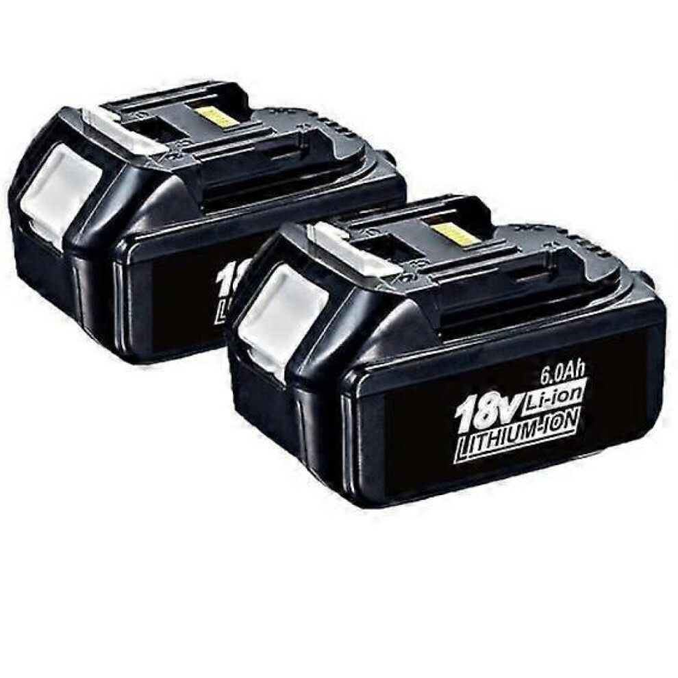2 Pack Compatible With Makita 18v Battery 6.0 Ah Lxt Li-ion Bl1850b Bl1830b Bl1860b Cordless