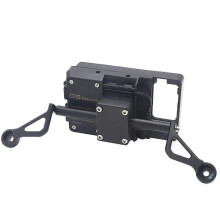 (Set)BLACK mobile GPS navigation station frame plate bracket for yamaha XMAX300 XMAX 300 X-MAX 300