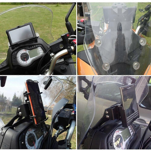 (Phone Bracket)NEW GPS Navigation Mobile Phone Handlebar Bracket Adapter For SUZUKI V-Strom VStrom DL 1