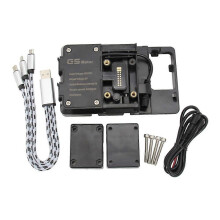 (A)NEW Tenere700 Stand Holder Phone Mobile Phone GPS Plate Bracket Phone Holder USB For Yamaha Tenere