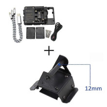 (12 mm B) Pour Honda Forza 350 NOUVEAU Support de téléphone avant pour moto Smartphone Téléphone Navigation