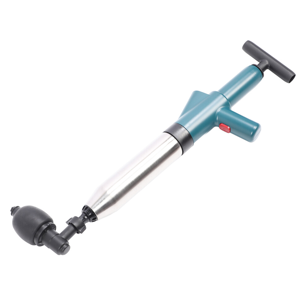 Stainless Steel Toilet Plunger 900G High Pressure Drain Unclogger Green 3481337205714