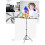 High Density Polyester Cotton Photography Backdrop 3x2m White Foldable Screen 5