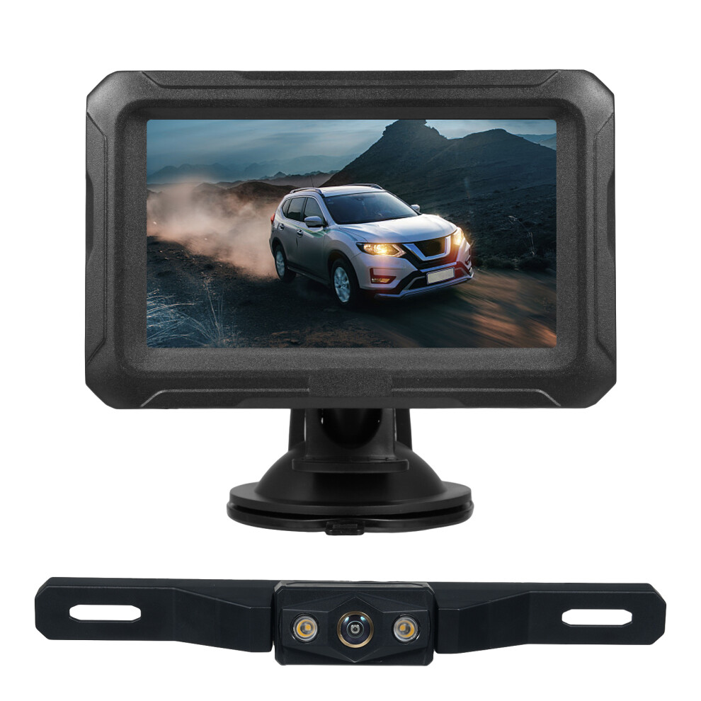 1080P Night Vision Backup Camera & 4.3 Inch Monitor For Suvs And Trucks 8481337210263