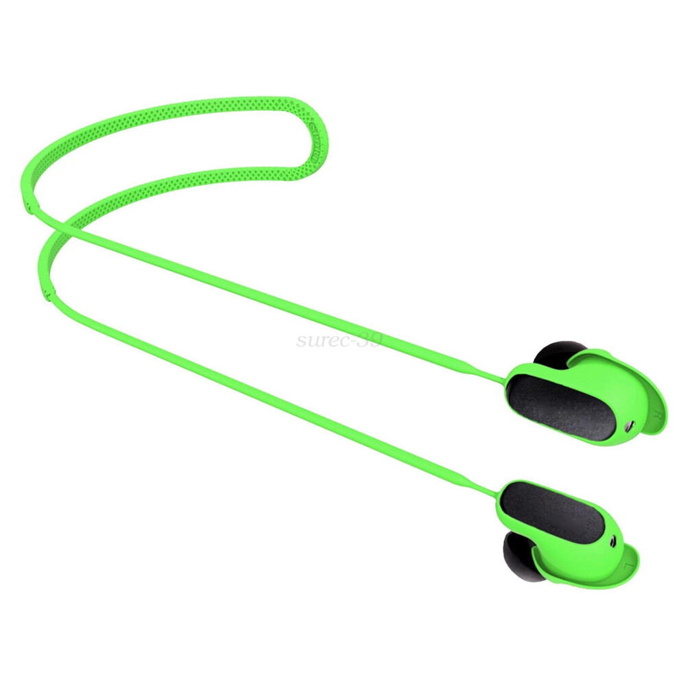 (Green) Fit Bose Quietcomfort Earbuds2 Earphone - Silicone Rope Anti-Lost Earbuds Strap | 2Pcs Green 4069369119842