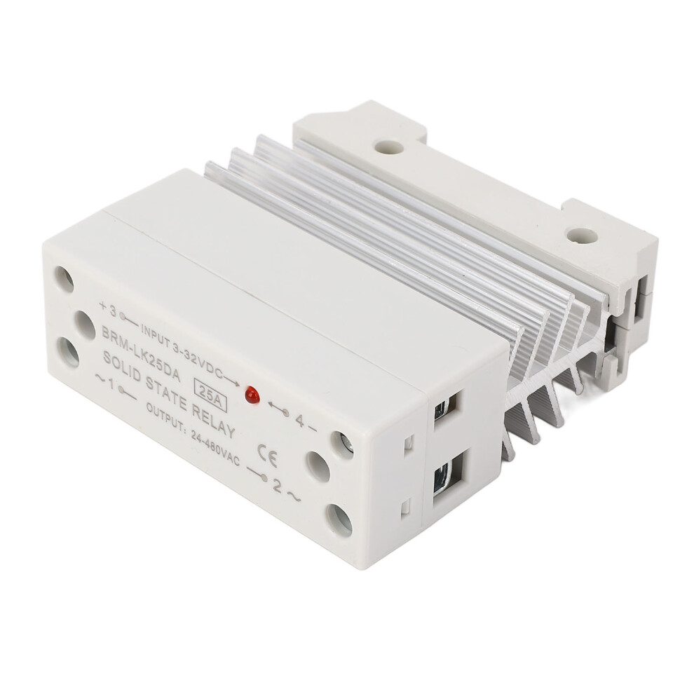 Dc To Ac 25A Solid State Relay 3-32Vdc Input 24-480Vac 9431337228828