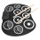 Electronic Roll Up Drum Set with 9 Pads, 7 Tones, 10 Rhythms, Recording 1