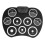 Electronic Roll Up Drum Set with 9 Pads, 7 Tones, 10 Rhythms, Recording 15