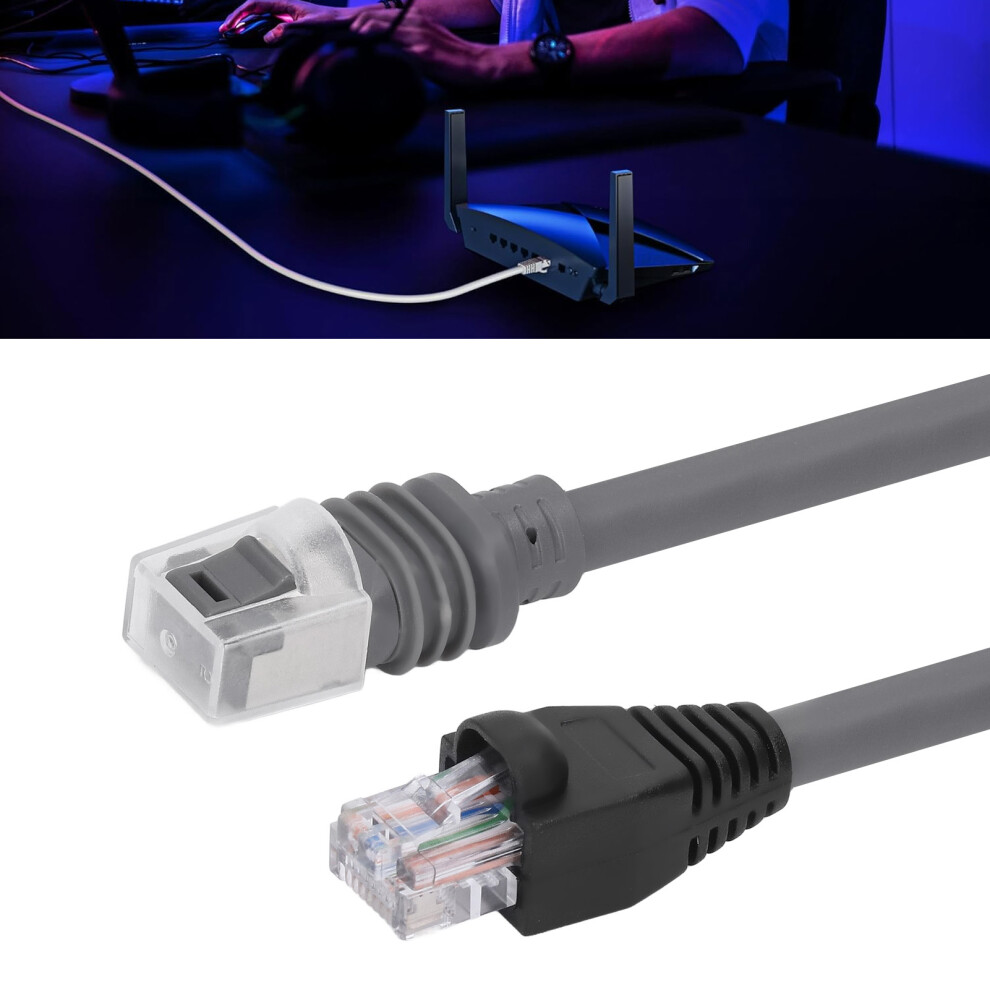 Portable Waterproof Ethernet Extension Cable 33Ft/10M High-Speed Data Transfer 8311337232289