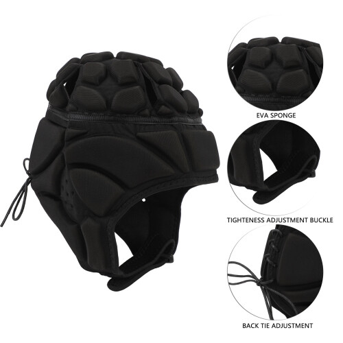 Rugby Helmet EVA Sponge Padded Head Protector Breathable M 2