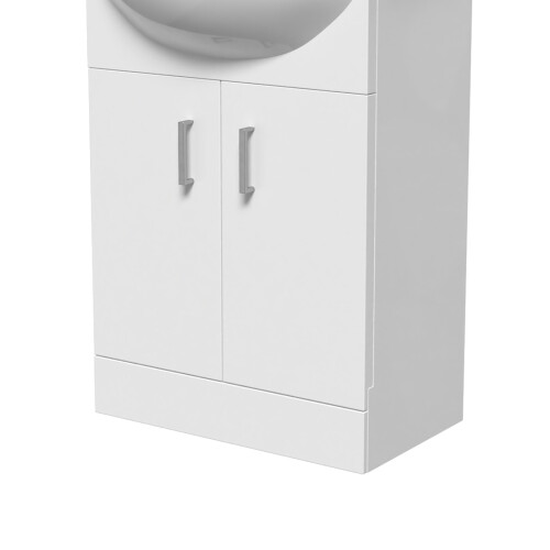 NES Home Nes Home 550mm Floor Standing Vanity Unit Cabinet (Excluding Basin)