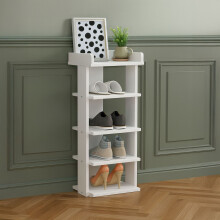 Neo Multi-Layer Wooden Shoe Rack Durable Storage Organiser Boots Sneakers Heels Space Saving Entryway Shelf
