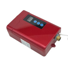 (Red, US Plug) Electric Water Heater Instant Hot Tankless Under Sink Tap Bathroom/Kitchen