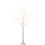 Homcom HOMCOM 5ft Artificial White Birch Tree Light w/ 96 Warm White Pre-Lit LED Light 9