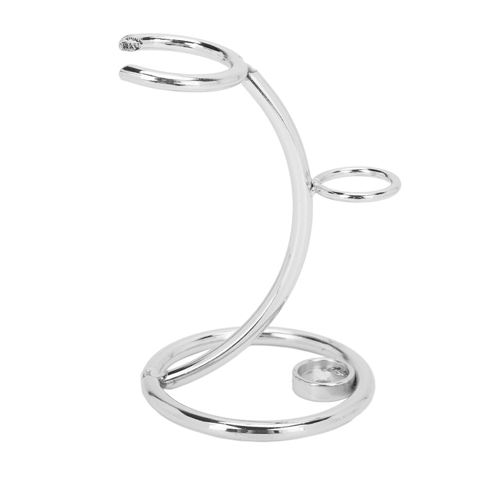 Silver Safety Razor Stand Stainless Steel, Rustproof, Non-Slip Protection, Quick Drying, For Men's Razors
