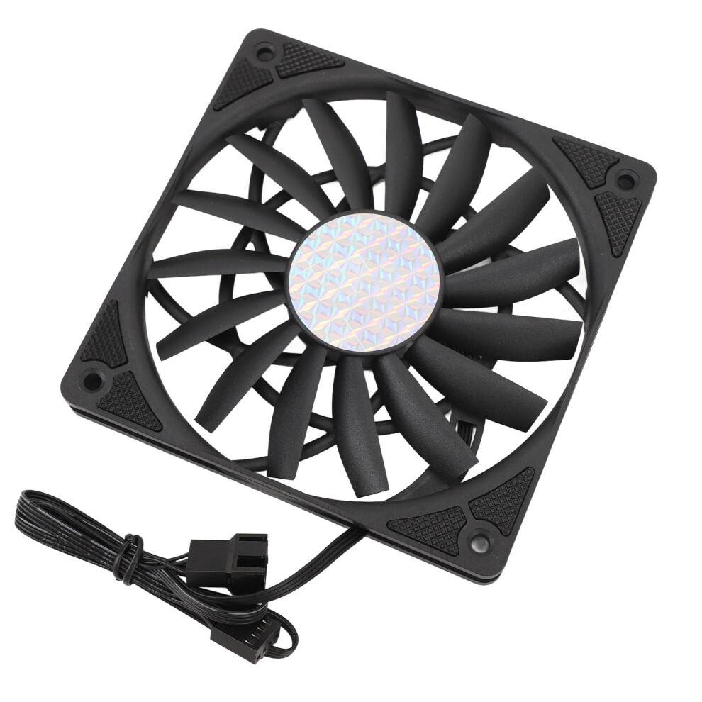120Mm Pwm Case Fan, Mfdb Bearing, 500-1800Rpm, Black 6951337258548