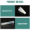 Acrylic Paint Pens 2 Pack 8mm Flat Tip Empty Refillable Clear Pens For School Office 4