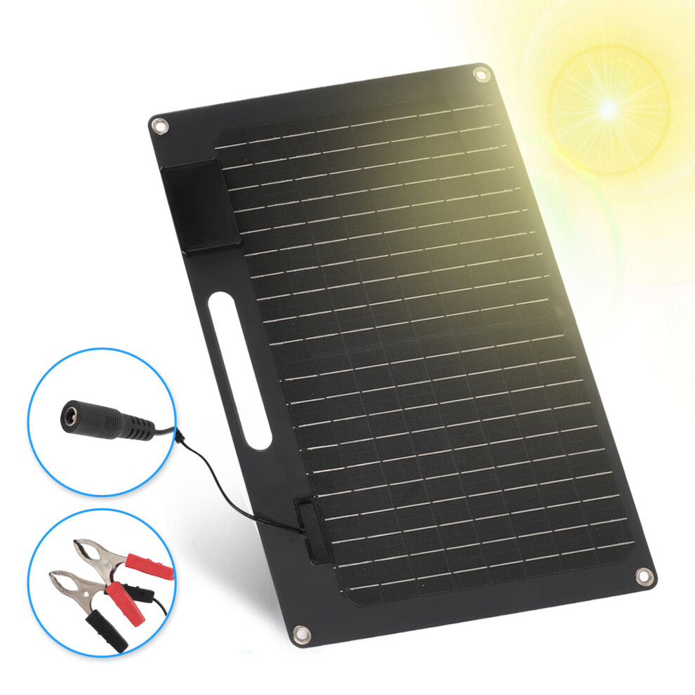 Eco-Friendly 100W Solar Panel Charger With Stabilizer Dual 12V24v Outputs 7891337264004
