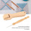 Beech Wood Sewing Seam Roller Ergonomic Multifunctional Quilting Tool 6