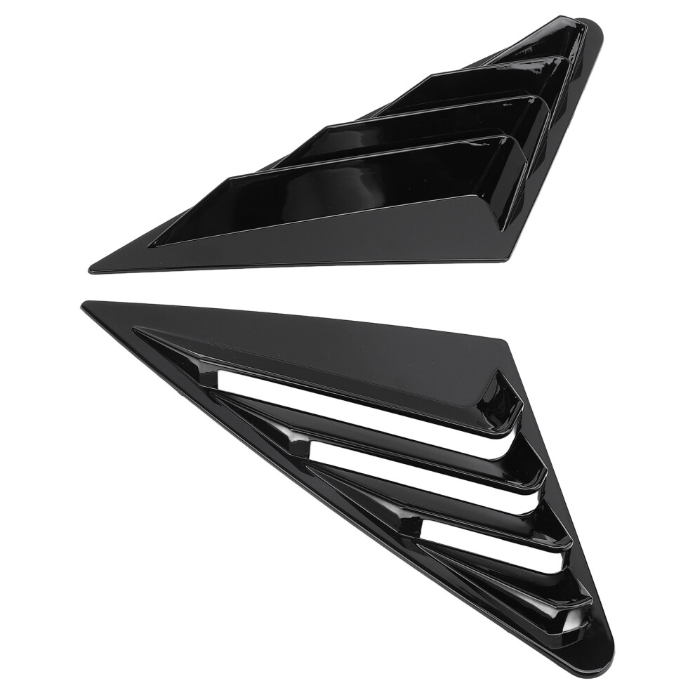 Rear Window Louver for A3 8Y Sedan 2021+ Glossy Black - 1 Pair-image-OPC-PJFZDCJ-NEW