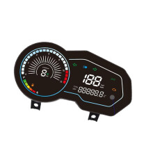 Digital Tachometer Instrument Panel Waterproof Kilometer-Miles Indicator For Italika 150Z 150SZ
