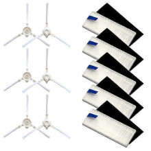 Lebanghui Side Brush Filter Hepa for Tefal Rowenta Explorer 20 40 50 75 Rg7687/rr7687wh Serie Smart Force Sweep X3 Robotic Vacuum Cleaner