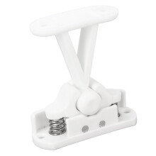 2PCS White ABS RV Door Catch Holder for Motorhomes & Caravans