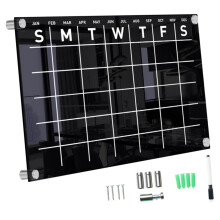 Weekly Acrylic Calendar Erasable Wall Memo Board With Pins And Whiteboard Marker For Stylish Planning At Home And Office