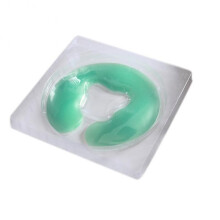 (Please refer to the instruction manual for use, Green) Care Silicon Spa U Shape Spa Gel Pad Face Rest Massage Cradle Cushion