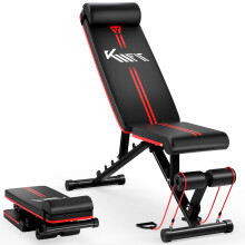 KM-Fit Folding Weight Bench Multifunction Training Fitness Ab Trainer 400 kg
