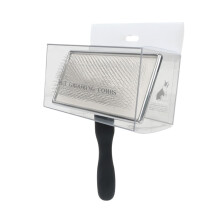 Deshedding Brush for Dogs and Cats, Metal Massage Comb, Dematting Rake, Pet Grooming Tool, Removes Loose Undercoat