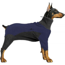 Dog Coat, Warm Fleece Dog Jacket, Soft Fullbody Dog Pajamas Onesie, Turtleneck Windproof Dog Onesie