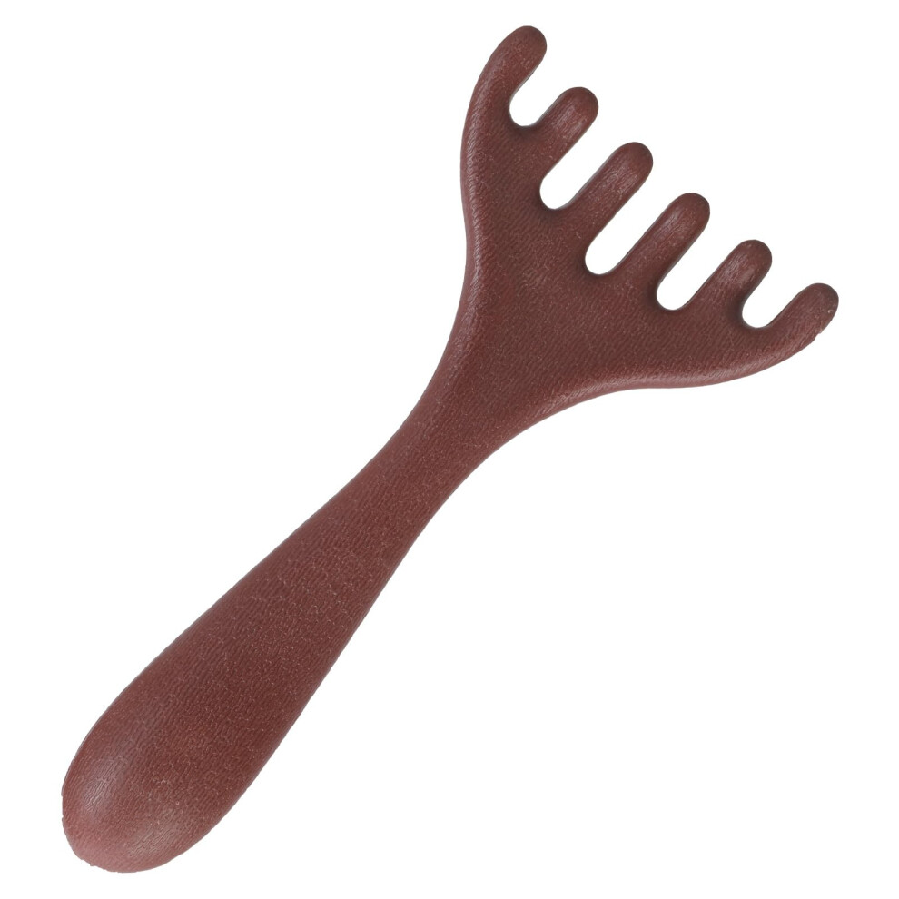 Scalp Massager Five-Claw Resin Handheld Meridians Massage Comb Deer Antler Six-Paw Design Brush Gift